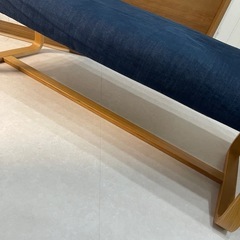 無印良品　リビングでもダイニングでも使えるベンチの画像