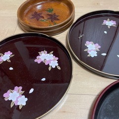 お盆セット 5枚 サイズいろいろの画像