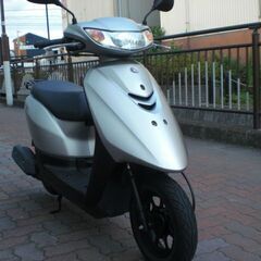 AY01 JOG シルバー サイドスタンド付き バッテリー/後タイヤ/ベルト等新品交換済みの画像