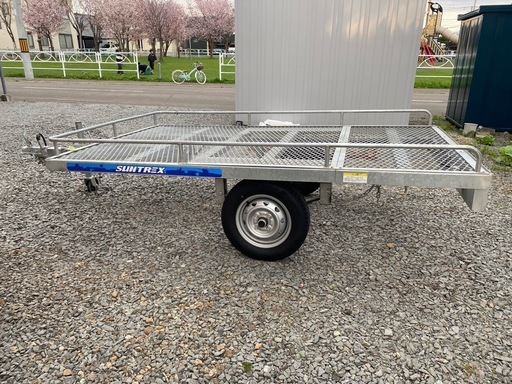 SUNTREXサントレックスTD02ZT マルチトレーラー　軽トレーラー　車検R9年１０月　R5年式　北海道　旭川近郊 SUNTREXサントレックスTD02ZT マルチトレーラー 軽トレーラー 車検R9年