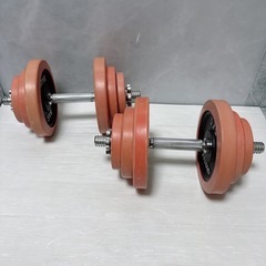 iROTEC ラバーダンベル40KGセット 片手20KG×2の画像