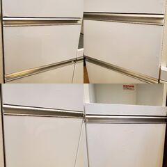 高橋木工所 Sunny 幅80cm キッチンボード ホワイト スライドドア ソフトクローズ引出し4個 スライドテーブル コンセント3口 レンジボード 食器棚■奥行45cm×高さ200cm■近隣配送無料 買取帝国 朝霞店の画像