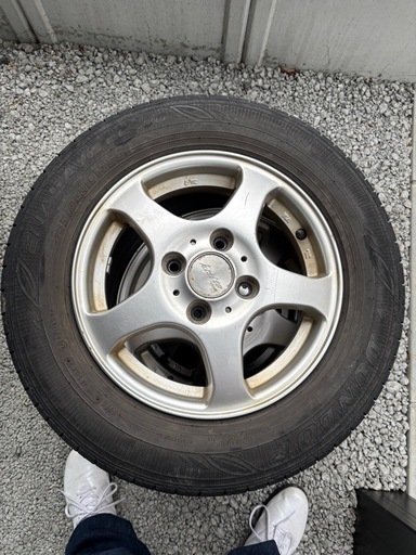 【中古】ダイハツ　ムーヴに履いていたホイール4本セット