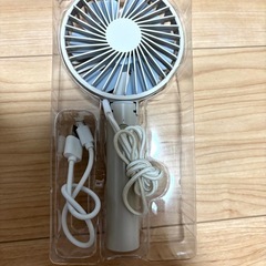 ハンディーファン　ベージュ✖️グレー
の画像