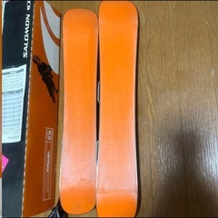 SALOMON ファンスキー　グロム　スキー板 青　ビンディング付き　60cmの画像