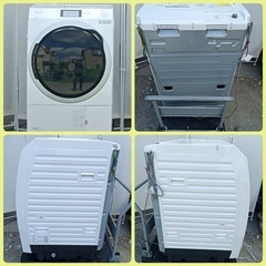 M48【Panasonic】　2021年製　ドラム式電気洗濯乾燥機　11.0kg   NA-VX900BL   外形寸法　幅639㎜  奥行722㎜  高さ1058㎜　の画像