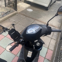 SUZUKI アドレスv50 ハイスピードプーリー　ワイヤレス充電対応スマホホルダー　新品バッテリー
の画像