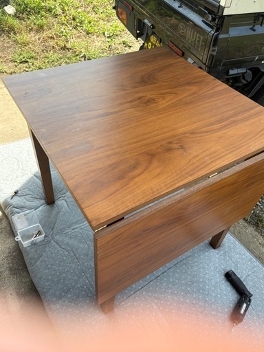 未使用ほんのちょい訳有 天然木引出し付センターテーブル 110cm×50cm 未使用ほんのちょい訳有 天然木引出し付センターテーブル 110cm×50cm