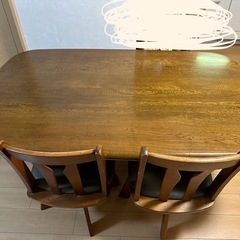 【￥０】ダイニングテーブル3点セットの画像
