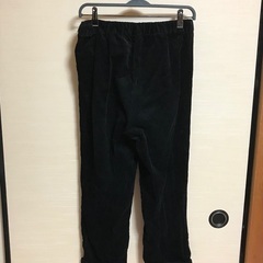 WEGO  黒　コールテン　パンツの画像