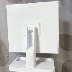 卓上三面鏡 スタンド付きミラー 小物入れ付き パレットミラーの画像