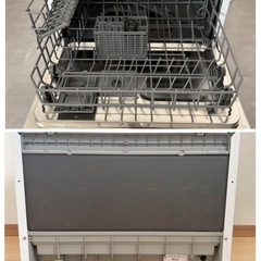 SAMKYO 食洗機 【工事不要】 大容量 食器洗い乾燥機 家庭用 2~5人用 31点 熱風送風乾燥・オートオープン乾燥 食洗器 食器洗浄機 お手入れ機能 折りたたみ給水バケツ付きT60 ホワイト（2023年製） の画像