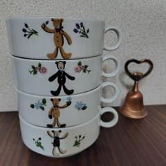 【引取確定】　くまさんのスープカップ