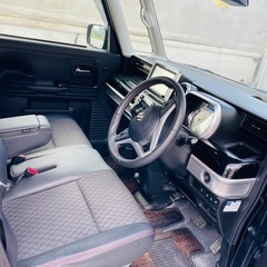 千葉県富里市発　令和1年　スペーシア　カスタム　91400キロ　HYBRID XS ターボ　ETC 車検2年付の画像