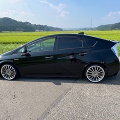 プリウスプリウス30ハイブリット（黒色）カスタムカー車検R９年2月の画像