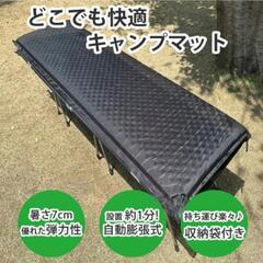 【PEAKS&TREES】未使用キャンプマット ＆枕セット×2収納袋付自動膨の画像