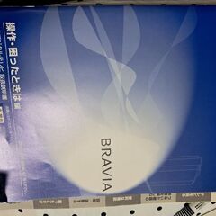 Sonyテレビとテレビ台2つの画像