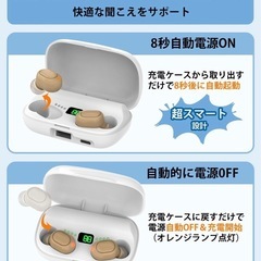 集音器 4段階音量調整 簡単操作 自動電源ON/OFF 最大20-30h使用可能の画像