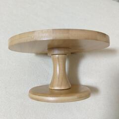 未使用　木製ケーキスタンドの画像