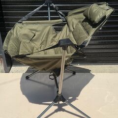 ◆◆◆お引き取り限定◆◆◆ FUTUREFOX ハンモックチェア 自立式 (カーキ) USED美品の画像