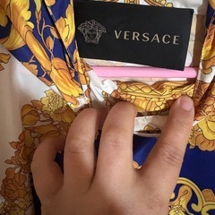versace ポンチョ　ライトアウターの画像