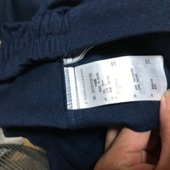濃紺　パンツ　後ろゴムの画像