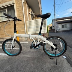 ルノー (RENAULT) 20インチ RENAULT LIGHT 10 (ライト 10 AL207) ホワイト 20型 外装7段変速 折りたたみ自転車の画像