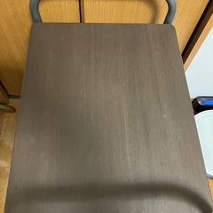 取引中◎キャスター付き キッチンワゴン、ラック🛒（バスケット2段付き）の画像