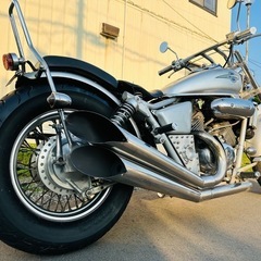 北海道　ホンダ　マグナ250フルカスタム！走行少ない！外装美品！タイヤ前後山あり！バッテリー新品無料！の画像