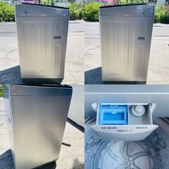 【❗️✨使いやすい6kg ✨❗️】アイリスオーヤマ 全自動洗濯機 DAW-A60 2022年製✨簡易清掃・動作確認済み❗️の画像