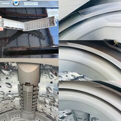 【❗️✨使いやすい6kg ✨❗️】アイリスオーヤマ 全自動洗濯機 DAW-A60 2022年製✨簡易清掃・動作確認済み❗️の画像