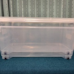収納BOX（クリア／2つ）の画像
