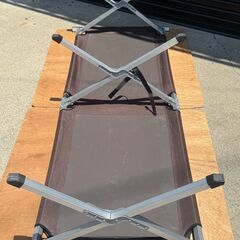 ◆◆◆お引き取り限定◆◆◆Hilander ハイランダー アルミGIコット 簡易ベッド アウトドア寝具 USED品の画像