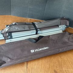 ◆◆◆お引き取り限定◆◆◆Hilander ハイランダー アルミGIコット 簡易ベッド アウトドア寝具 USED品の画像