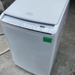 NO B464🌈福岡市内配送設置無料✨🌈縦型洗濯乾燥機 ビートウォッシュ BW-DV80G-W [洗濯8.0kg /乾燥4.5kg /ヒーター乾燥(水冷・除湿タイプ) /上開き] 2021年の画像