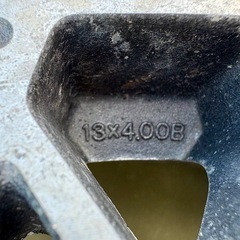 スズキ アルトワークス 純正 旧車　13インチ アルミホイールの画像