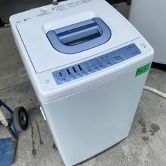 NO B465🌈福岡市内配送設置無料✨🌈日立　NW-T76　ヤマダ電機オリジナルモデル　全自動洗濯機　「白い約束」（洗濯7.0kg）　ブルー　2020年の画像