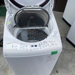 NO B467🌈福岡市内配送設置無料✨🌈縦型洗濯乾燥機 ZABOON（ザブーン） グランホワイト AW-8VM2-W [洗濯8.0kg /乾燥4.5kg /ヒーター乾燥(排気タイプ)] 2022年の画像