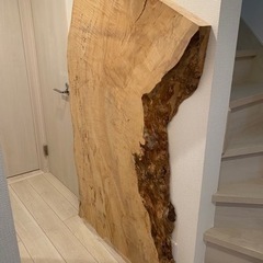一枚板　栃　無加工の画像