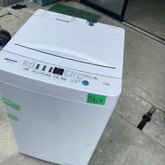 NO B469🌈福岡市内配送設置無料✨🌈全自動洗濯機 ホワイト HW-T45D [洗濯4.5kg /乾燥機能無 /上開き] 2021年の画像