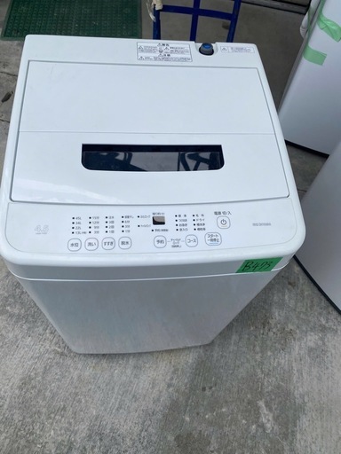 NO B473?福岡市内配送設置無料✨?洗濯機 4.5kg 部屋干し時間短縮モード 一人暮らし IAW-T451 2023年