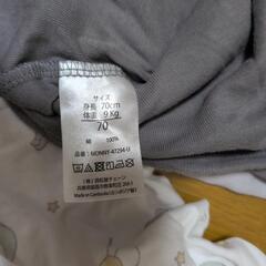 70サイズ　ベビー肌着·パジャマ計10着の画像