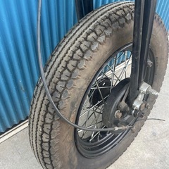 希少品 ハーレーダビッドソン VLフォーク スプリンガー フロント足回り フロントホイール タイヤ フロントフォーク フルセット 当時物 限定の画像