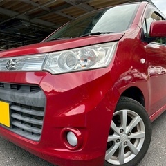 低走行5万キロ台☆月々1万円〜分割払い可‼️ 車検2年付き！【名義変更代込み】☆スズキ ワゴンRスティングレー☆Bluetooth対応ナビ付き☆走行中DVD見れます☆プッシュスタート☆ドライブレコーダー付きのフル装備☆純正アルミ☆事故修復歴無し☆そのまま乗って帰れます！の画像