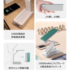 折り畳みデスクライト　ピンク　新品　　の画像
