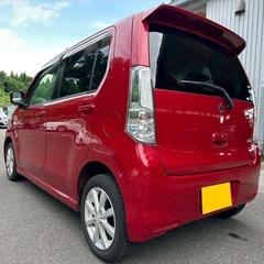 低走行5万キロ台☆月々1万円〜分割払い可‼️ 車検2年付き！【名義変更代込み】☆スズキ ワゴンRスティングレー☆Bluetooth対応ナビ付き☆走行中DVD見れます☆プッシュスタート☆ドライブレコーダー付きのフル装備☆純正アルミ☆事故修復歴無し☆そのまま乗って帰れます！の画像