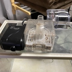 ヒビ割れ補修水槽のためのため格安！　ヒビ割れ補修水槽セット　（小型水槽、水循環フィルター、エアポンプ ）の画像