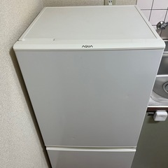 2ドア 冷蔵庫 AQUA 157L 一人暮らし 2019年製 の画像