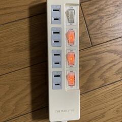 ４口　電源タップの画像