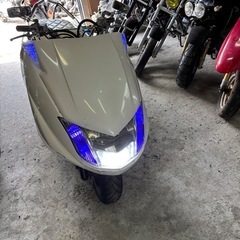 【YAMAHA マグザム】　SG21 後期型　オールホワイト　カスタム　実働の画像